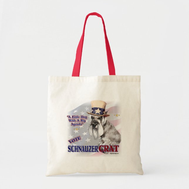Miniatur Schnauzer-Geschenke Tragetasche (Vorne)