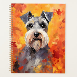Miniatur Schnauzer HerbstErntedank Planer