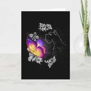 Miniatur-Schnauzer-Hund im Paradies Karte