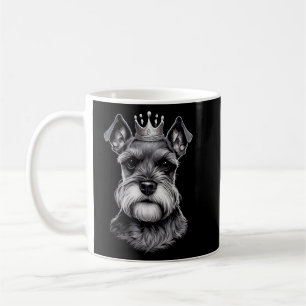 Miniatur Schnauzer Hund mit Kronenschnauzer Ar Kaffeetasse