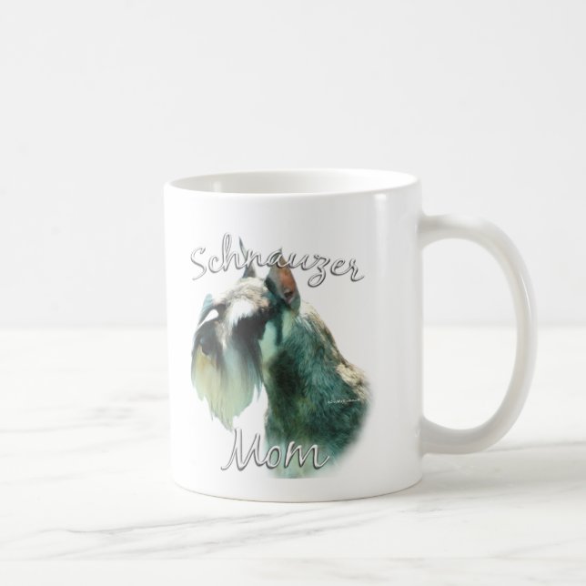 Miniatur Schnauzer Mama 2 Kaffeetasse (Rechts)