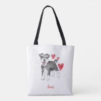Miniatur Schnauzer Mini Schnauzer Custom Text