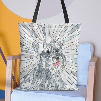 Miniatur Schnauzer Mosaik Art