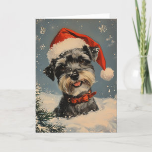 Miniatur Schnauzer personalisiert Weihnachten