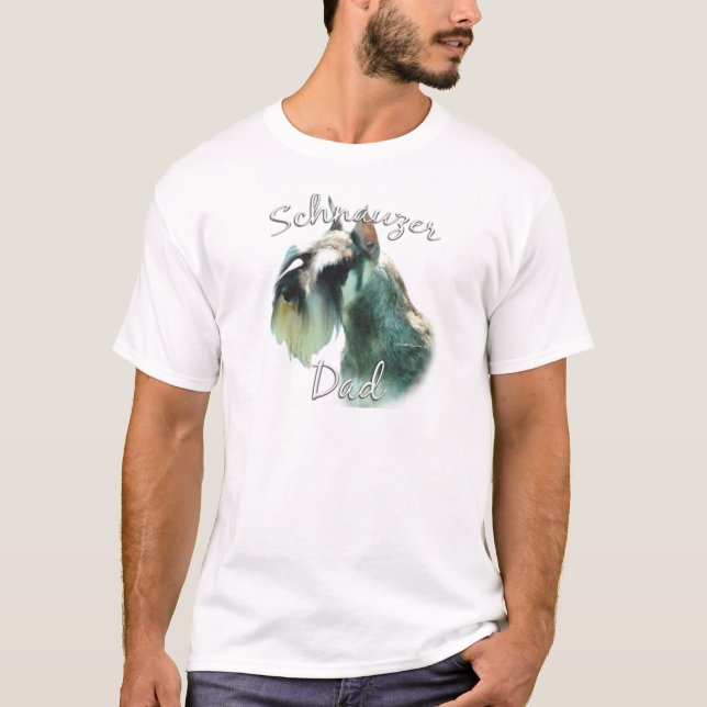 Miniatur Schnauzer Vater 2 T-Shirt (Vorderseite)