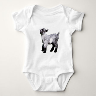 Miniaturbaby-Ziegen-Shirt Baby Strampler