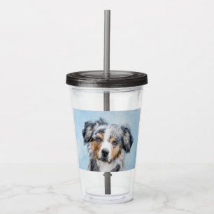 Miniaturbild Amerikanischer Hirtenmaler - Hundekun Acryltrinkbecher