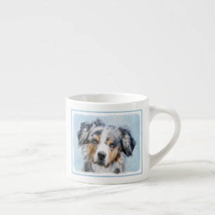 Miniaturbild Amerikanischer Hirtenmaler - Hundekun Espressotasse