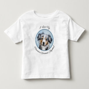 Miniaturbild Amerikanischer Hirtenmaler - Hundekun Kleinkind T-shirt