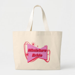 Miniaturbraut-Juniorbraut-Taschen-Tasche Jumbo Stoffbeutel