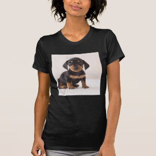 MiniaturDackel-Sitzen T-Shirt