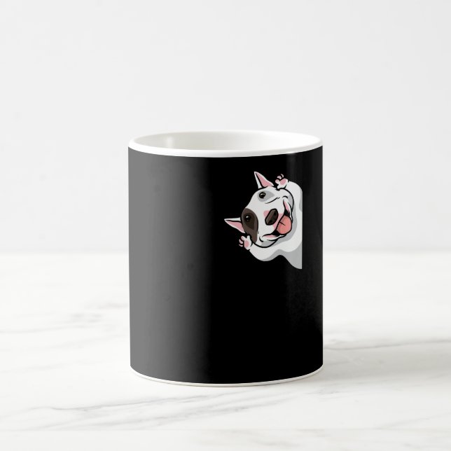 Miniature Bull Terrier Dog Funny Kaffeetasse (Mittel)