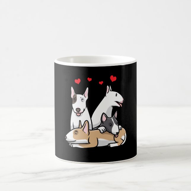 Miniature Bull Terrier Dog Kaffeetasse (Mittel)