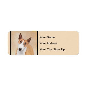 Miniature Bull Terrier Painting - Cute Original Do