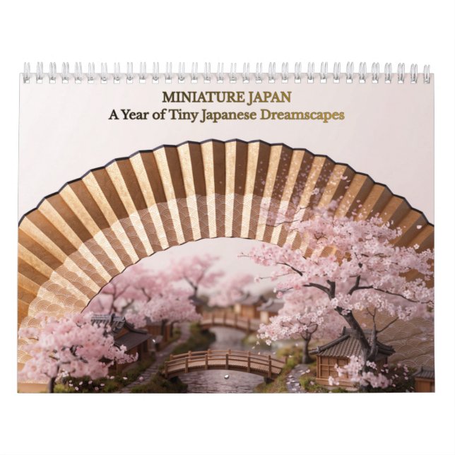  Miniature Japan Four Seasons Japanese Dioram Kalender (Titelbild)