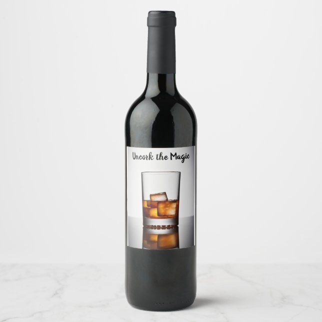 Miniature Magic Liquor Weinetikett (Vorderseite)