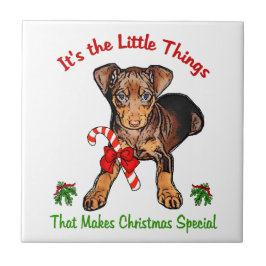 Miniature Pinscher Fliese