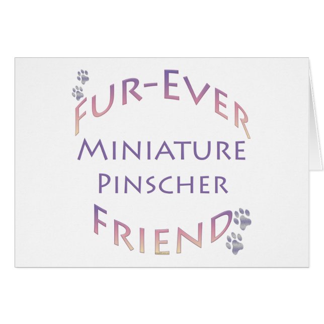Miniature Pinscher Furever (Vorderseite (Horizontal))
