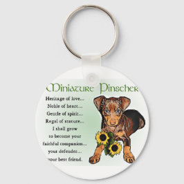 Miniature Pinscher Gifts Schlüsselanhänger