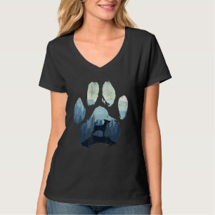Miniature Pinscher Hund Paw Mama Vater Gebirge T-Shirt