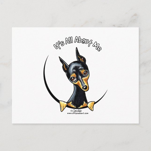 Miniature Pinscher IAAM Postkarte (Vorderseite)