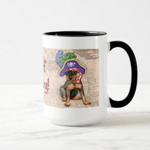 Miniature Pinscher Pirate Tasse