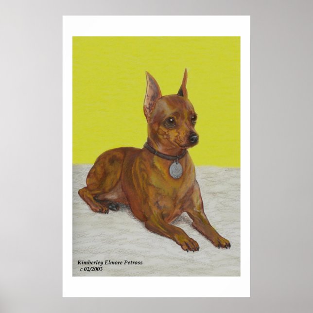 Miniature Pinscher Poster (Vorne)