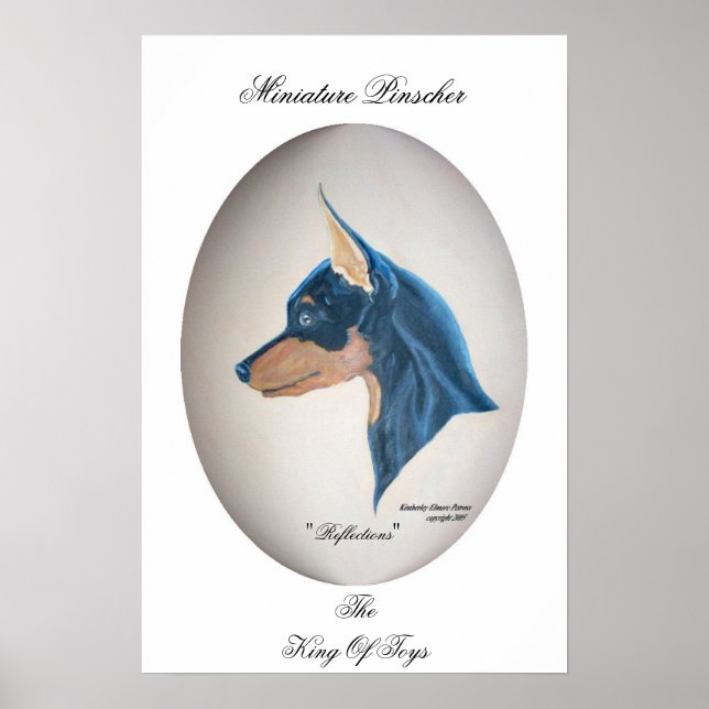 Miniature Pinscher Poster (Vorne)