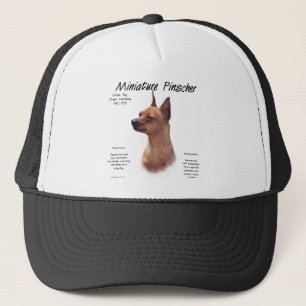 Miniature Pinscher (rot) Historie Design Truckerkappe