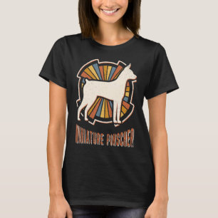 Miniature Pinscher Vintag Classic Retro Hunde Lieb T-Shirt