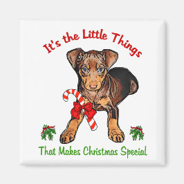 Miniature Pinscher Weihnachtsgeschenke Magnet