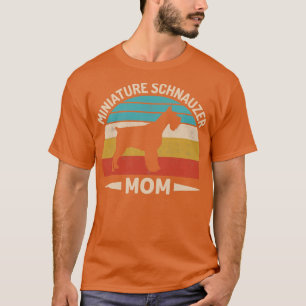 Miniature Schnauze Hund Mama Retro Vintager Sonnen T-Shirt
