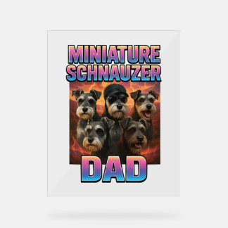 Miniature Schnauzer Acrylschild