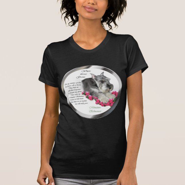 Miniature Schnauzer Art Ohrts T-Shirt (Vorderseite)