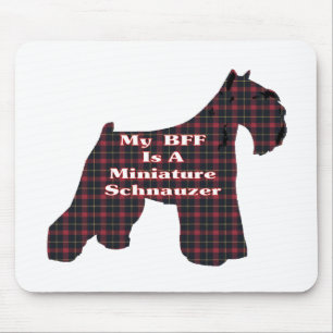 Miniature Schnauzer BESTE FREUNDIN Geschenke Mousepad