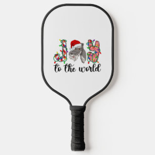 Miniature Schnauzer Christmas Mini Schnauzer Xmas Pickleball Schläger