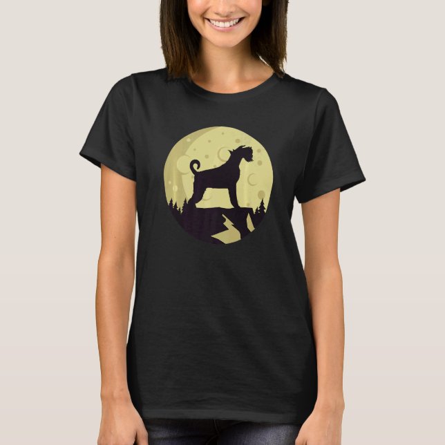 Miniature Schnauzer Dog Retro 2 T-Shirt (Vorderseite)