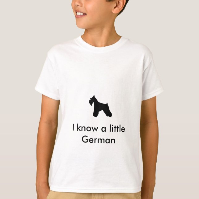 Miniature Schnauzer Dog T-Shirt (Vorderseite)