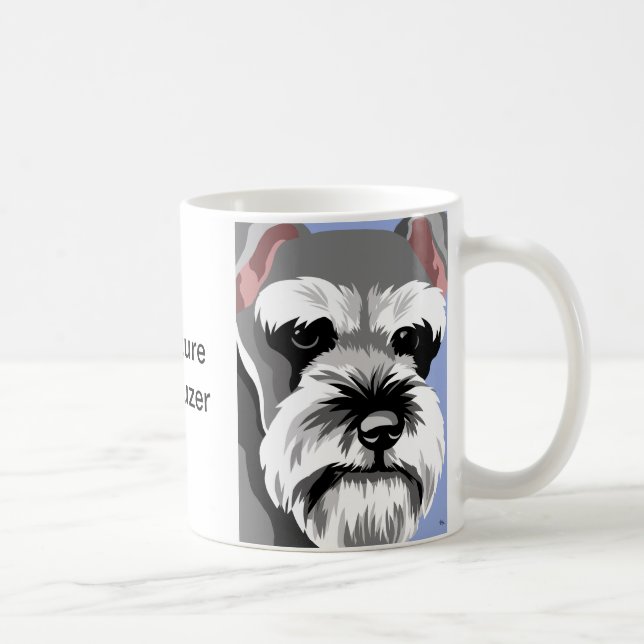 Miniature Schnauzer Dog Tasse (Rechts)