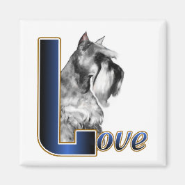 Miniature Schnauzer Geschenke Magnet