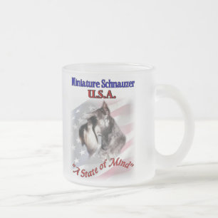 Miniature Schnauzer Geschenke Mattglastasse