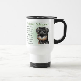 Miniature Schnauzer Geschenke Reisebecher
