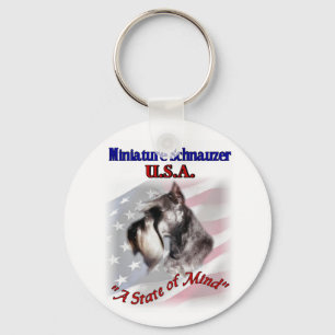 Miniature Schnauzer Geschenke Schlüsselanhänger