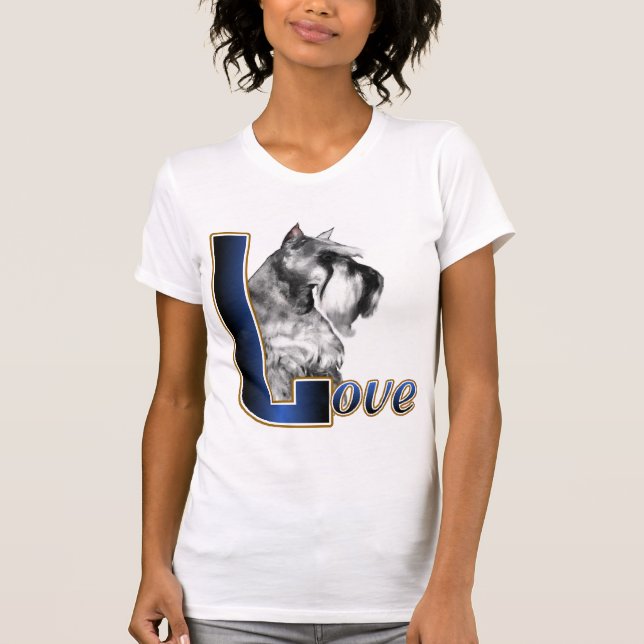 Miniature Schnauzer Geschenke T-Shirt (Vorderseite)