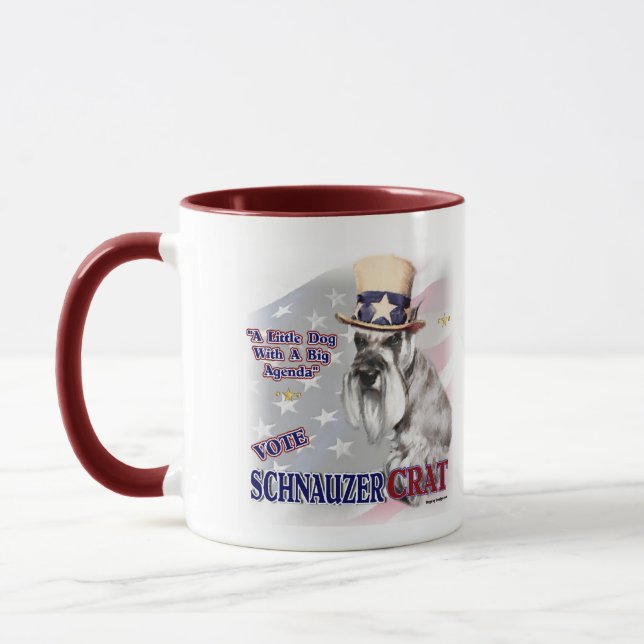 Miniature Schnauzer Geschenke Tasse (Links)