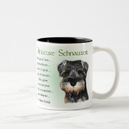 Miniature Schnauzer Geschenke Zweifarbige Tasse