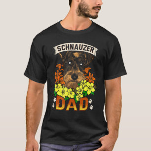 Miniature Schnauzer Hunde Mens Schnauzer Dog Vater T-Shirt
