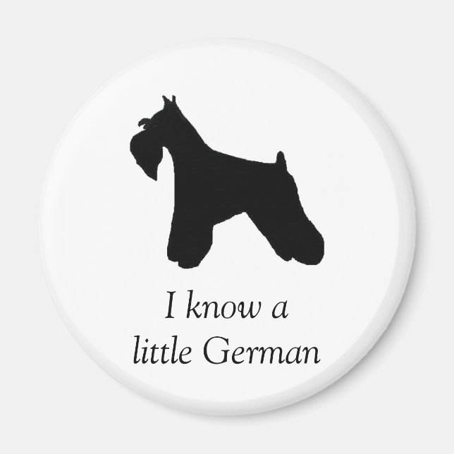 Miniature Schnauzer Magnet (Vorne)