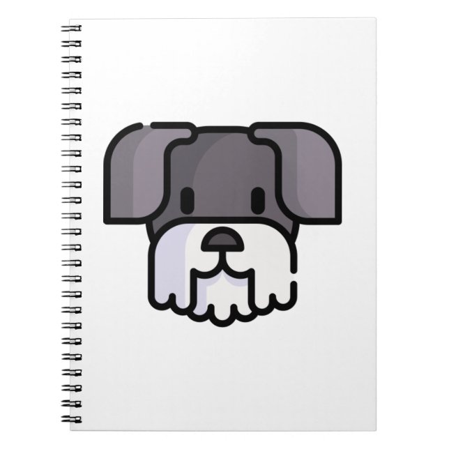 Miniature Schnauzer Notizblock (Vorderseite)