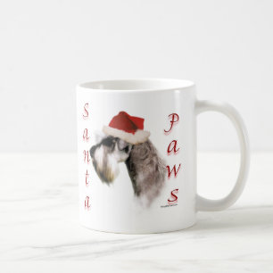 Miniature Schnauzer Santa Paws Kaffeetasse